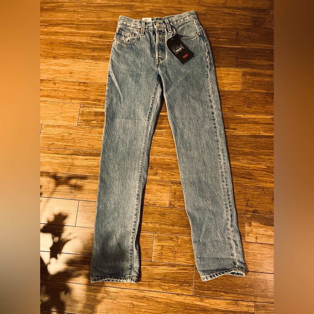 Levi’s 501 Original jeans, size 24 (brand new, never worn)